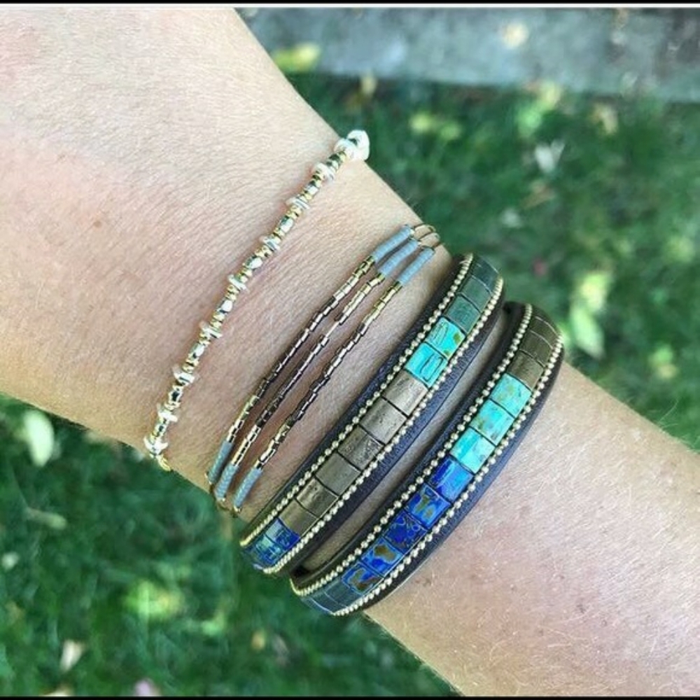 Stella and Dot River Wrap Bracelet